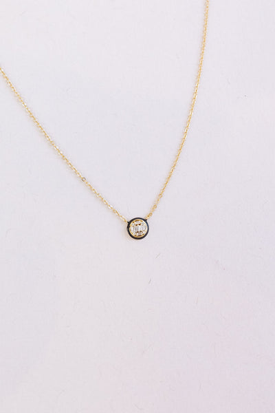 Illia Cluster Gem Necklace | Gold - Poppy and Stella