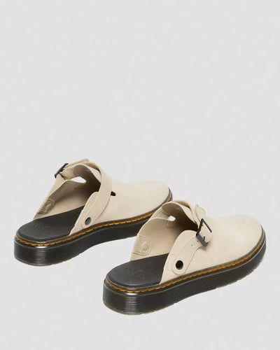 Dr. Martens | Carlson Suede Slingback Mule | Sand - Poppy and Stella