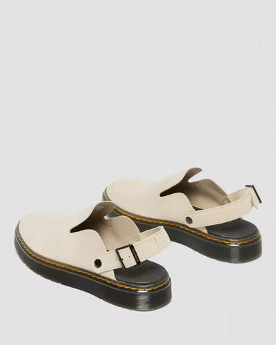 Dr. Martens | Carlson Suede Slingback Mule | Sand - Poppy and Stella