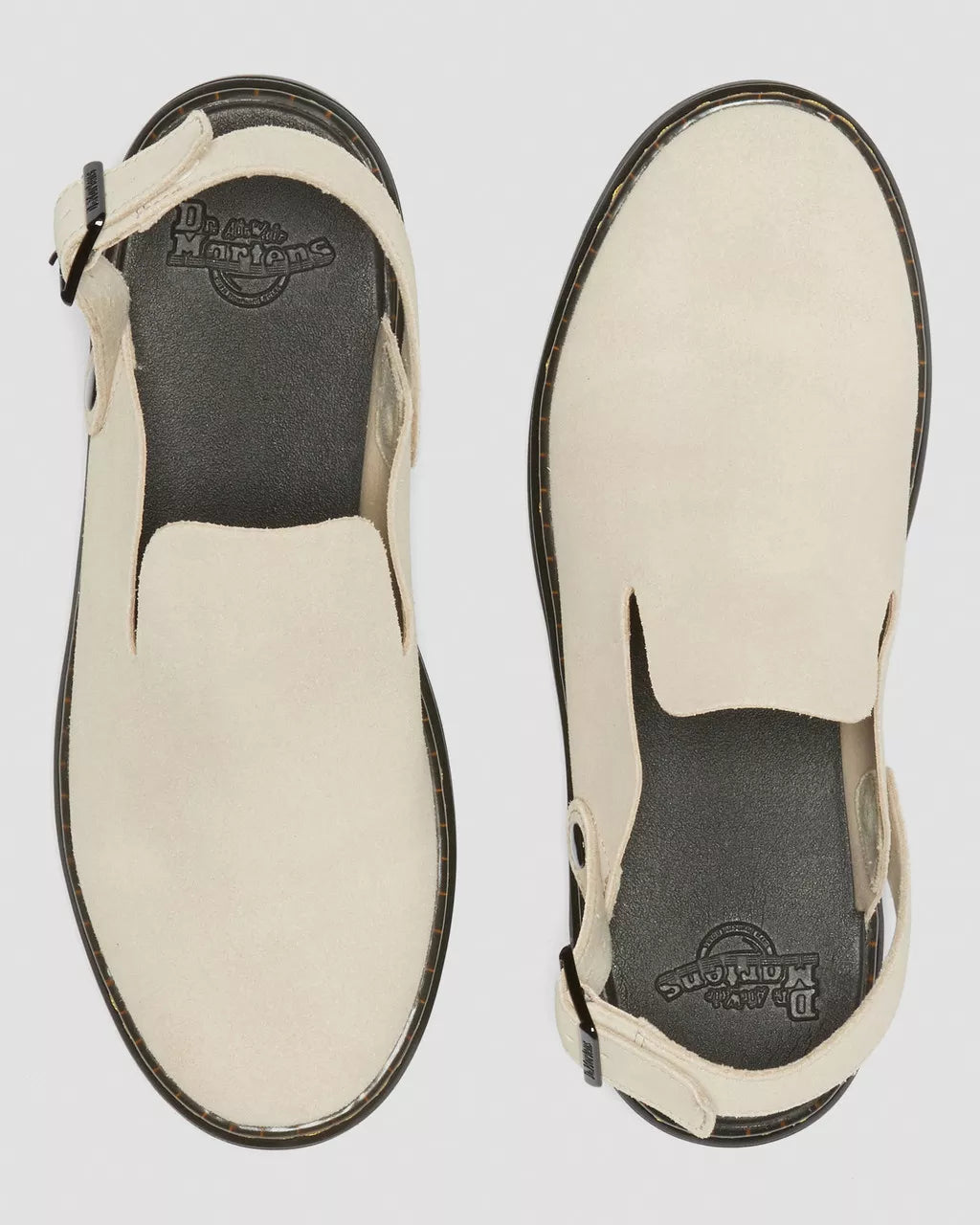Dr. Martens | Carlson Suede Slingback Mule | Sand - Poppy and Stella