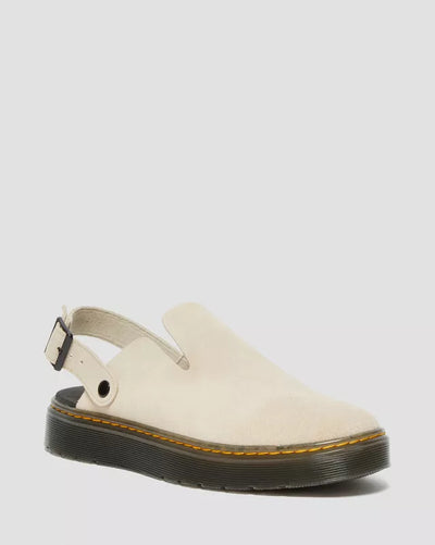 Dr. Martens | Carlson Suede Slingback Mule | Sand - Poppy and Stella