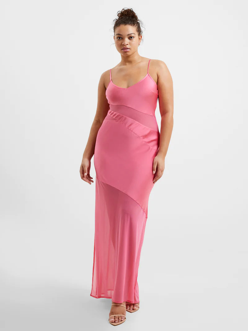 French Connection | Inu Satin Strappy Maxi Dress - Poppy and Stella
