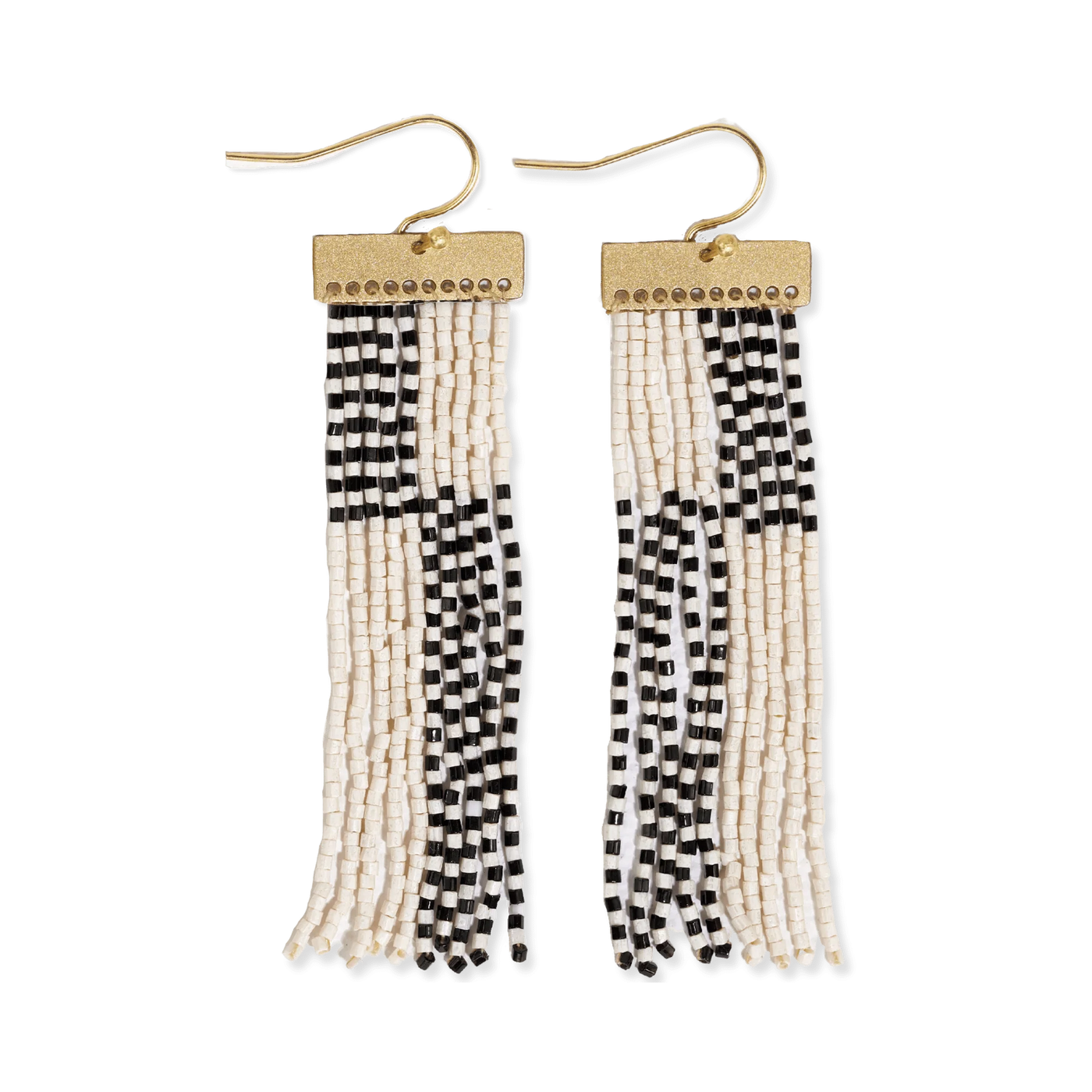 Ink + Alloy | Lana Rectangle Fringe Earrings | Asst. - Poppy and Stella