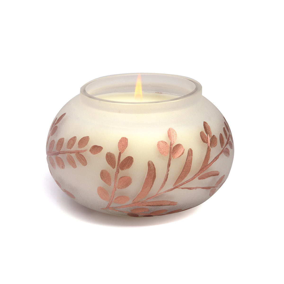 Paddywax | Copper Etched Frosted Cypress and Fir Candle | 9oz - Poppy and Stella