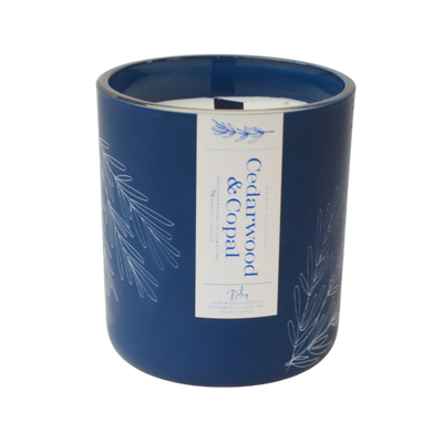 Annapolis Candle | Wooden Wick 15oz Candle | Copal + Cedarwood - Poppy and Stella