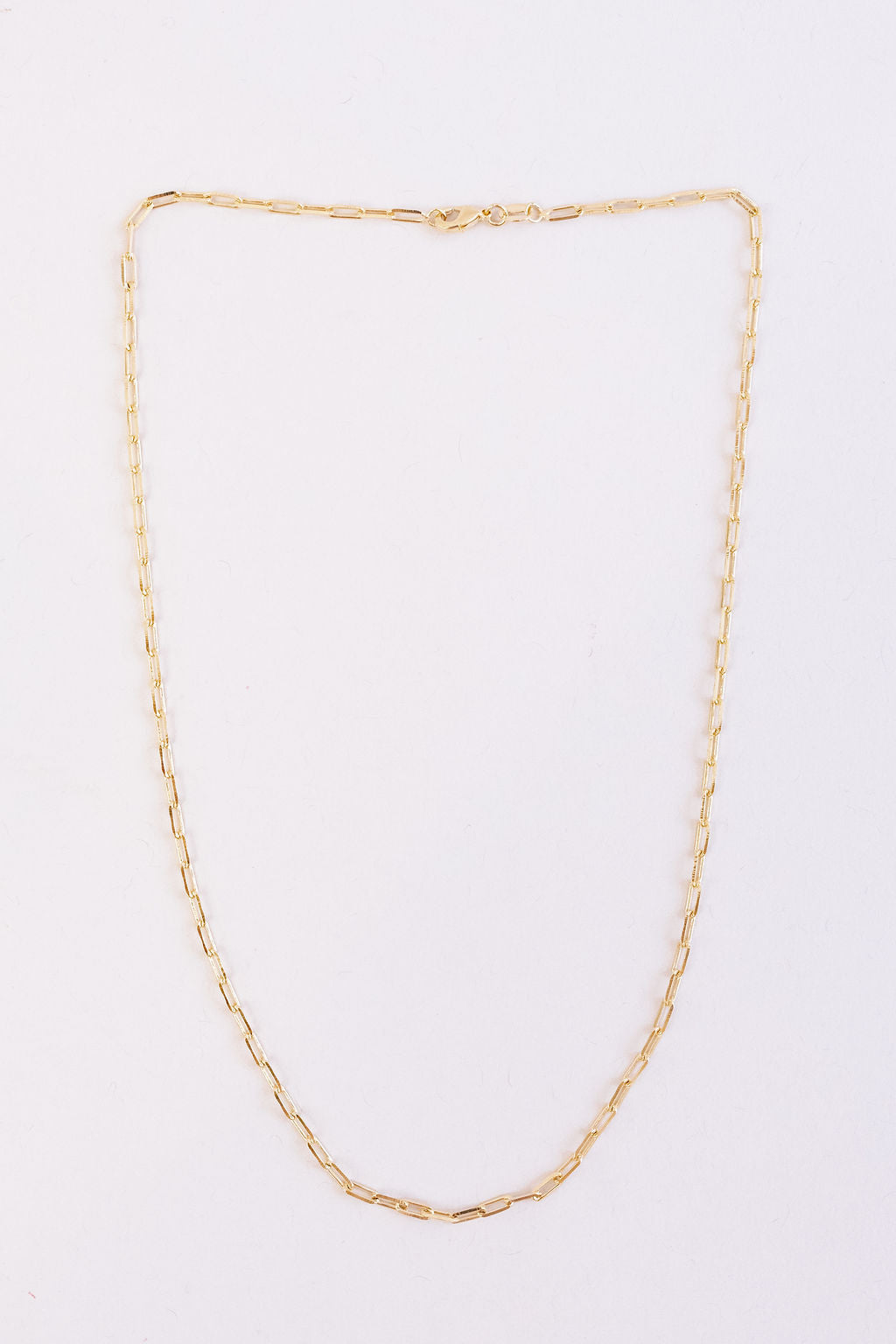 Lola Paperclip Chain Necklace | Gold - Poppy and Stella