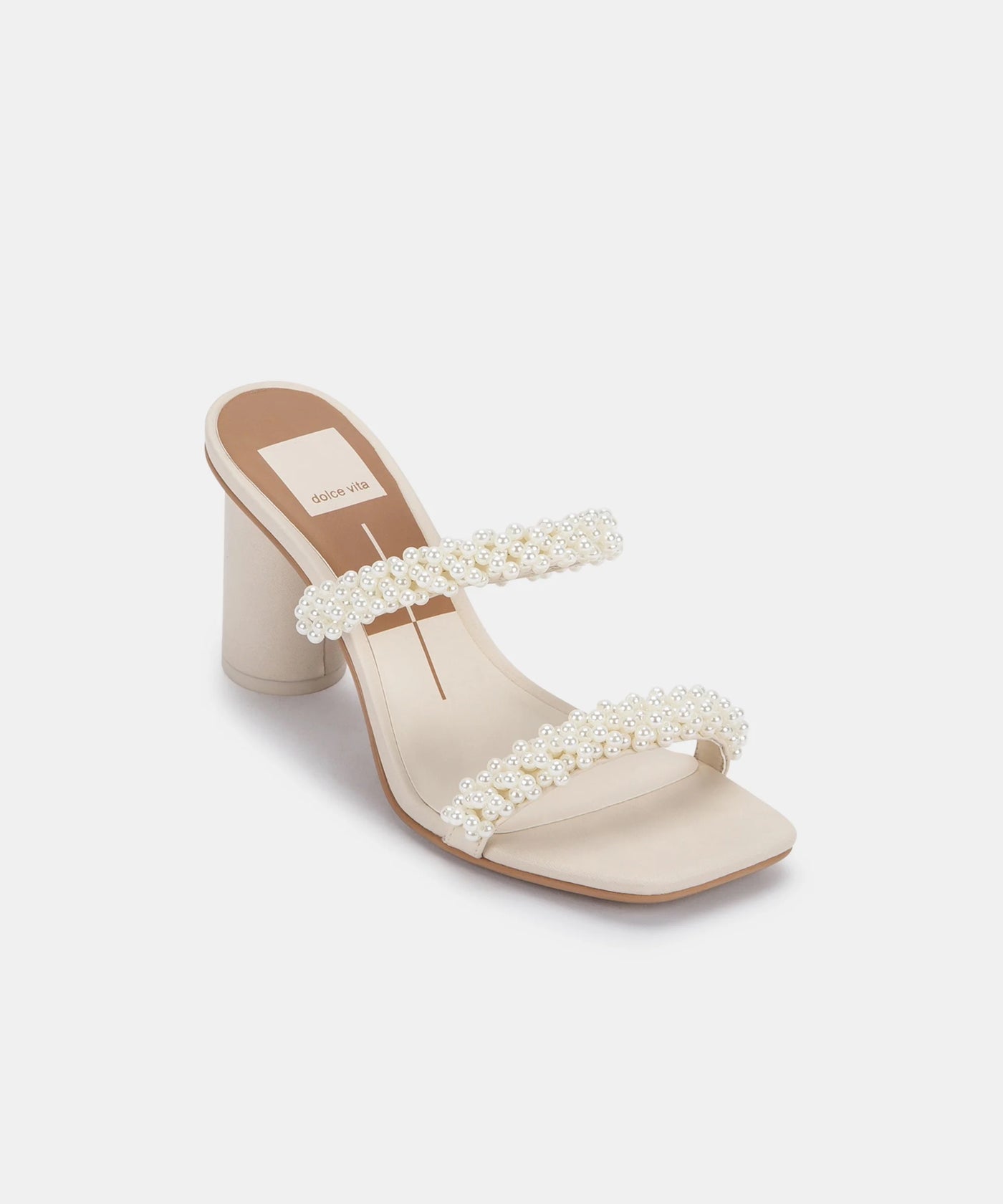 Dolce Vita | Noel Heels | Vanilla Pearls - Poppy and Stella