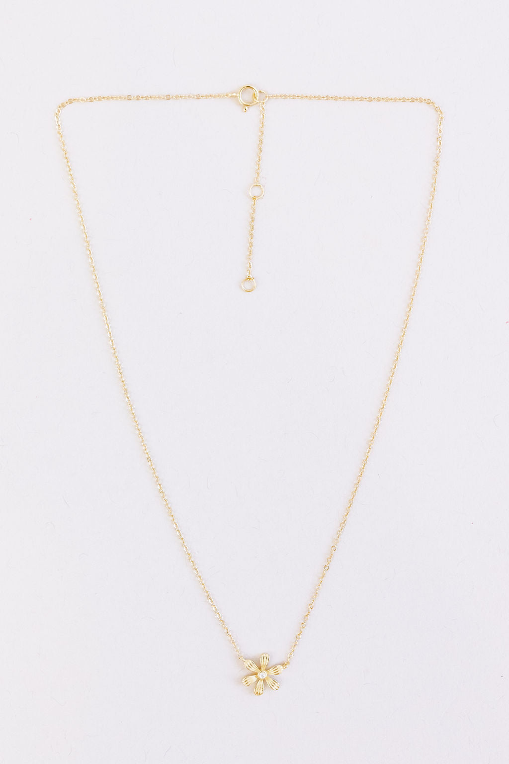 Diamond Daisy Necklace | Gold - Poppy and Stella