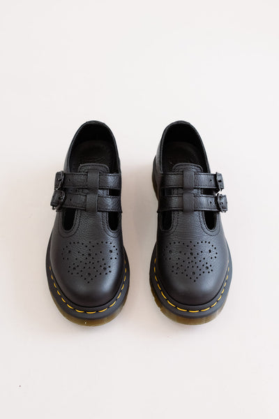 Dr. Martens |  8065 Virginia Leather Mary Jane | Black - Poppy and Stella
