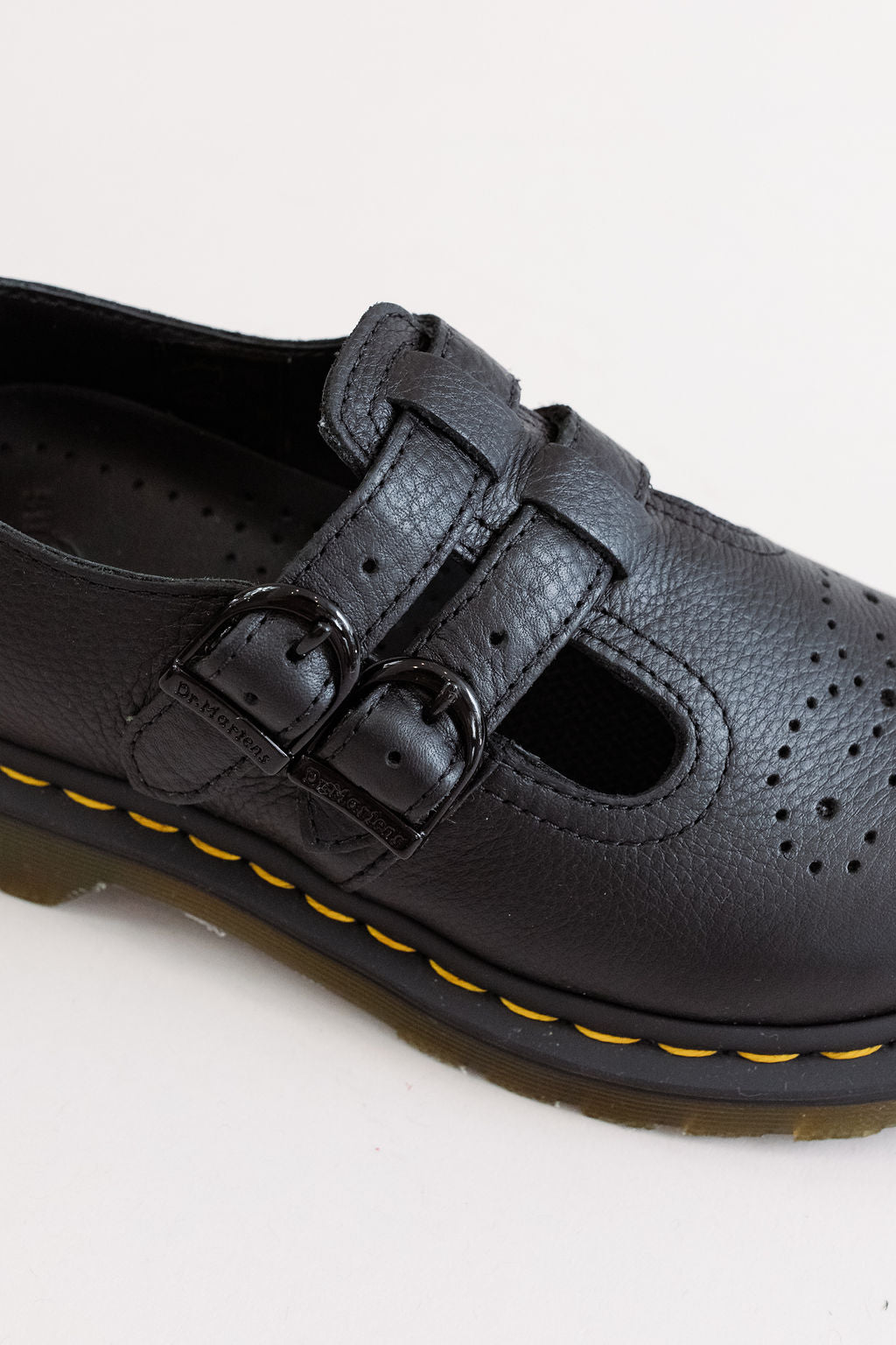 Dr. Martens |  8065 Virginia Leather Mary Jane | Black - Poppy and Stella
