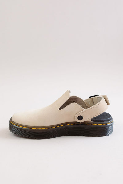 Dr. Martens | Carlson Suede Slingback Mule | Sand - Poppy and Stella