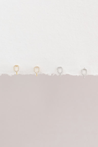 Sparkling Pickleball Paddle Stud Earrings | Asst. - Poppy and Stella