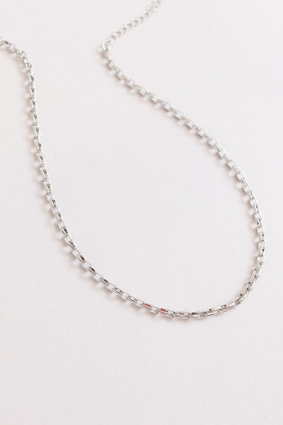 Small Square Link Necklace | Assorted - Poppy and Stella