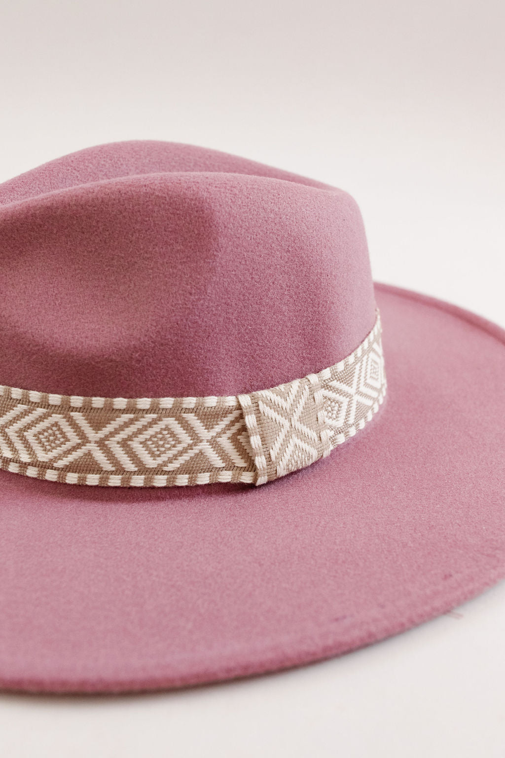 Mara Aztec Strap Felt Hat | Assorted - Poppy and Stella