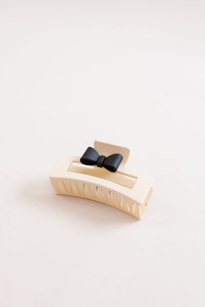 Mini Bow Rectangular Claw Clip | Assorted - Poppy and Stella