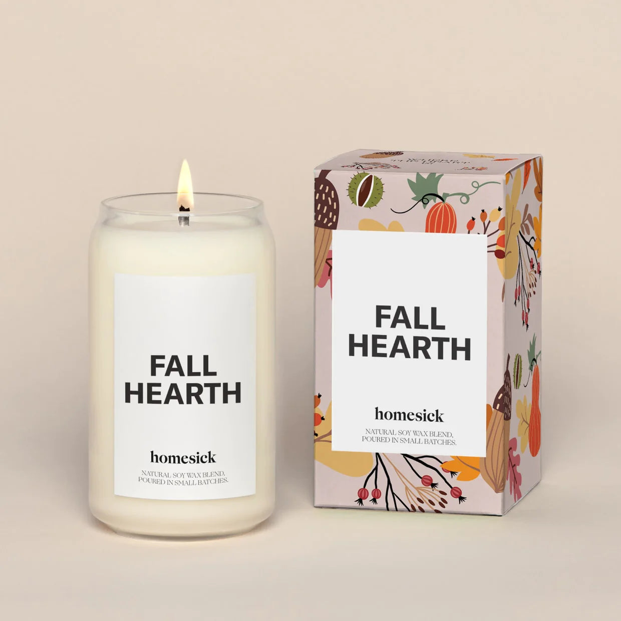 Homesick Candles | Fall Hearth - Poppy and Stella