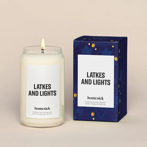 Homesick Candles | Latkes And Lights - Poppy and Stella