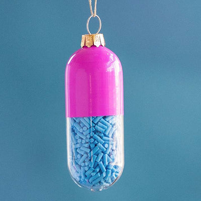 Ornament | Happy Pill | Asst. - Poppy and Stella