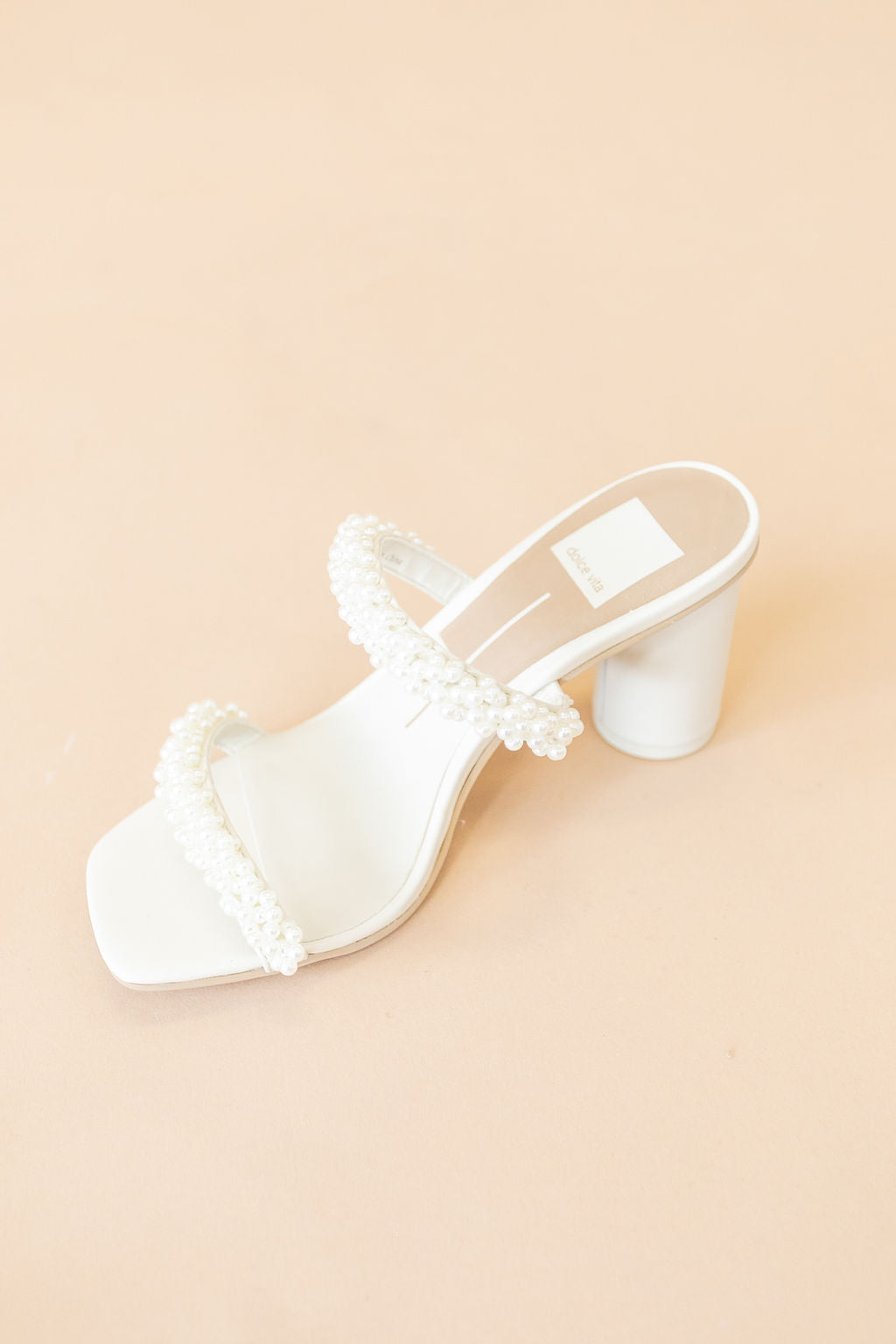 Dolce Vita | Noel Heels | Vanilla Pearls - Poppy and Stella