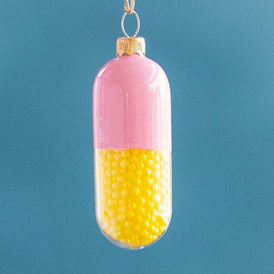 Ornament | Happy Pill | Asst. - Poppy and Stella
