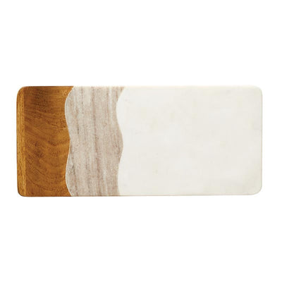 Serving Board | Marble & Wood - Poppy and Stella