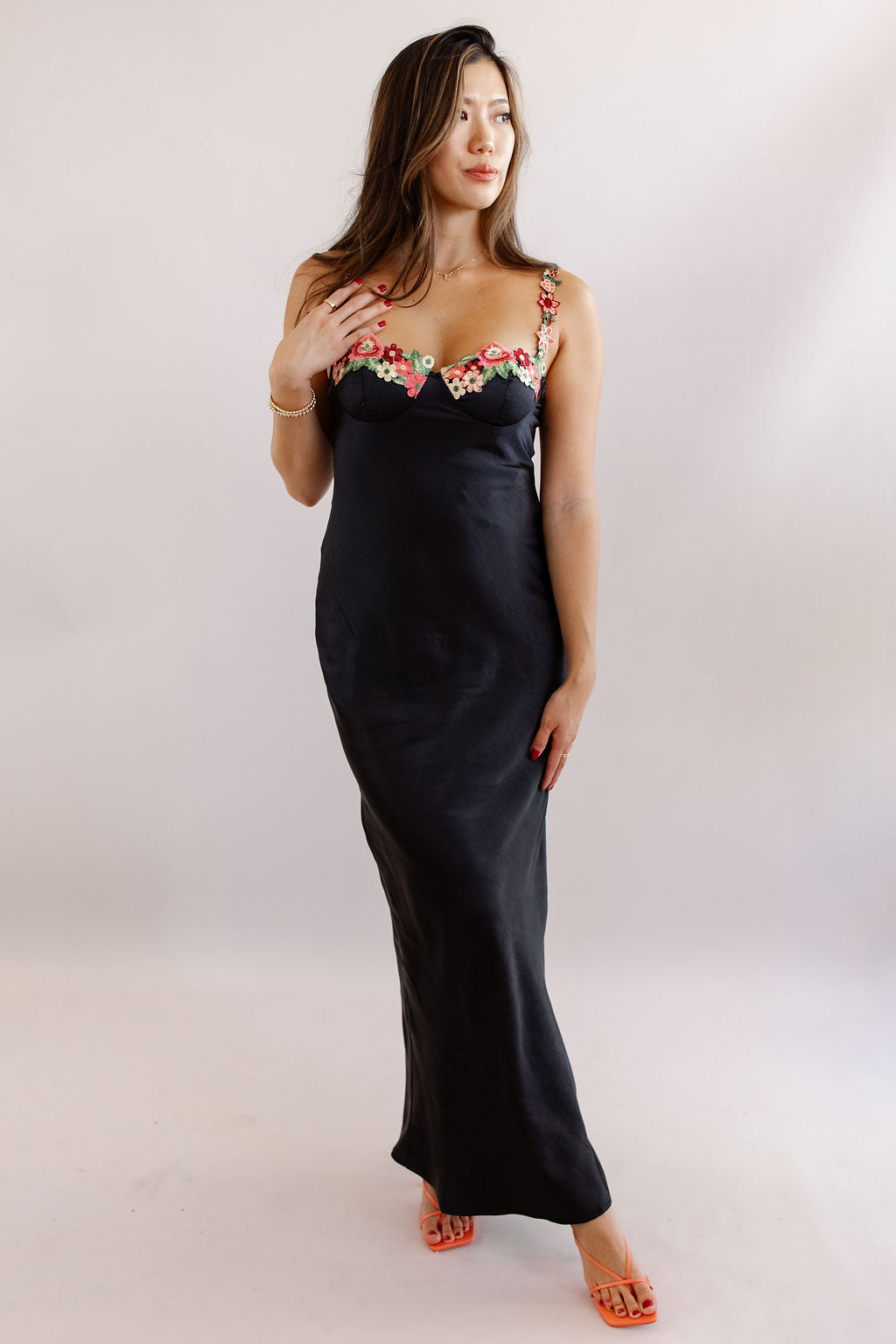 Evie Maxi Dress | Black - Poppy and Stella