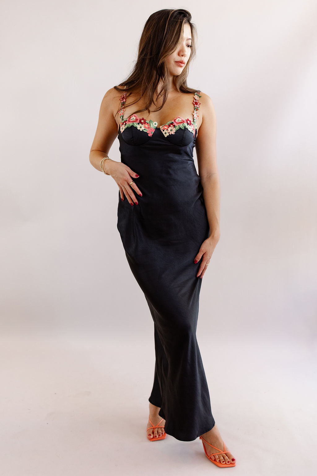 Evie Maxi Dress | Black - Poppy and Stella