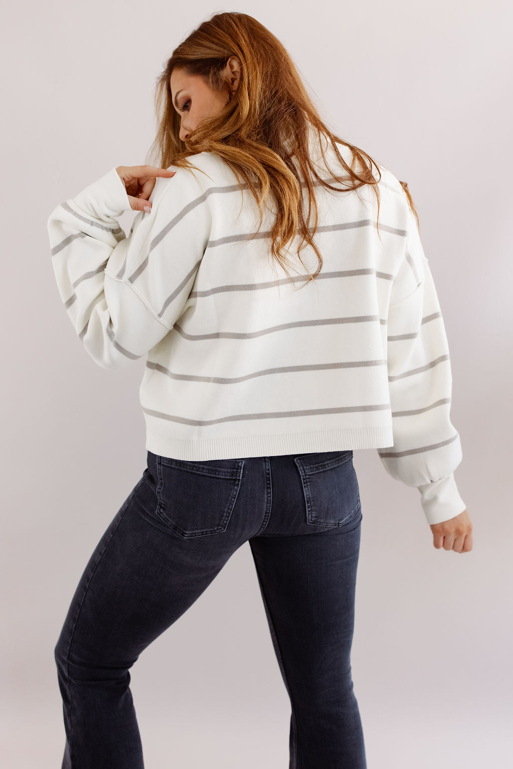 Free People | Paulie Sweater | Moonbeam Combo - Poppy and Stella
