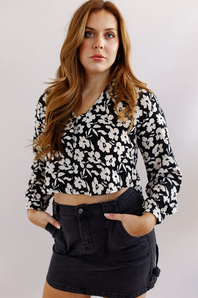 Amity Floral Blouse - Poppy and Stella