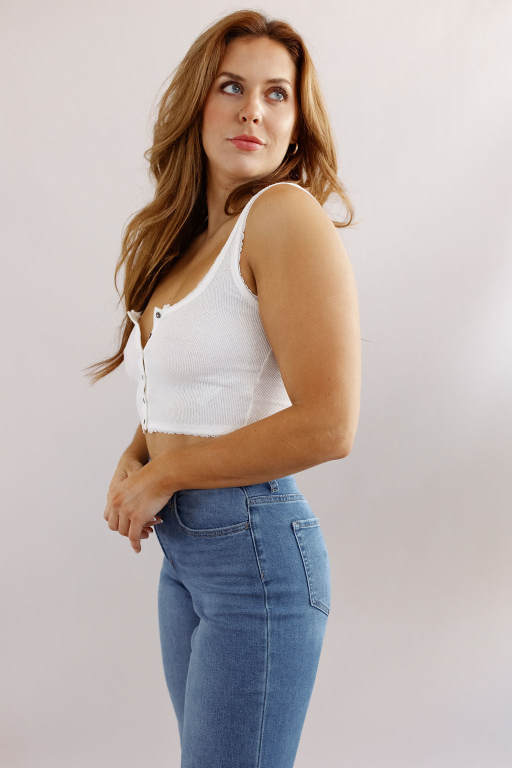 Free People | Sugar Dreams Tank | Ivory - Poppy and Stella