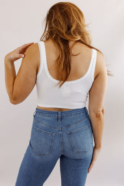 Free People | Sugar Dreams Tank | Ivory - Poppy and Stella