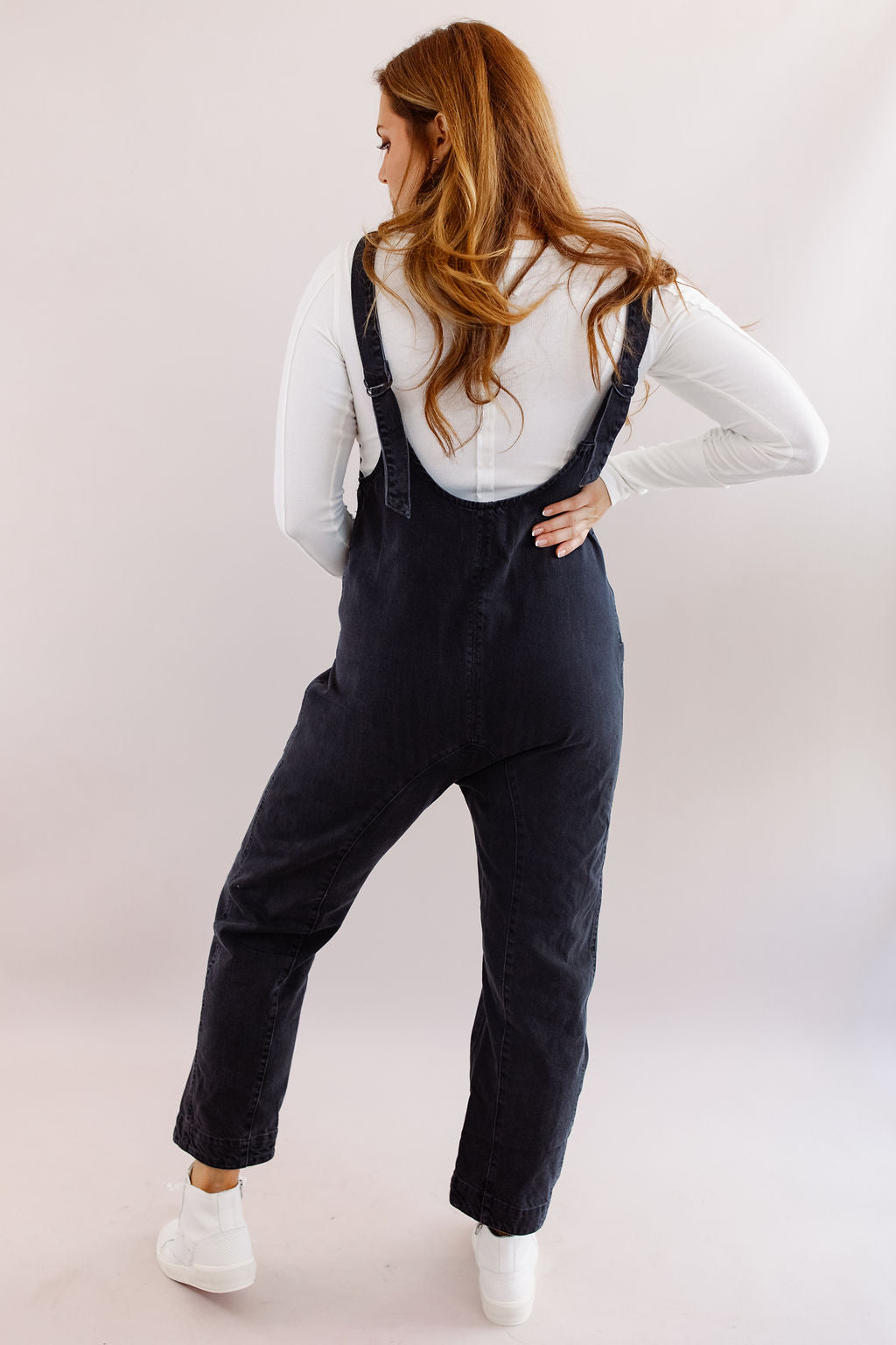 Free People | High Roller Jumpsuit | Mineral Black - Poppy and Stella