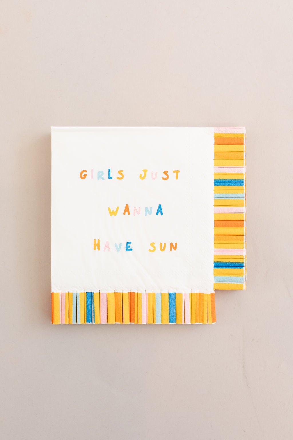 Fringe Beverage Napkins | Girls Wanna Have Sun
