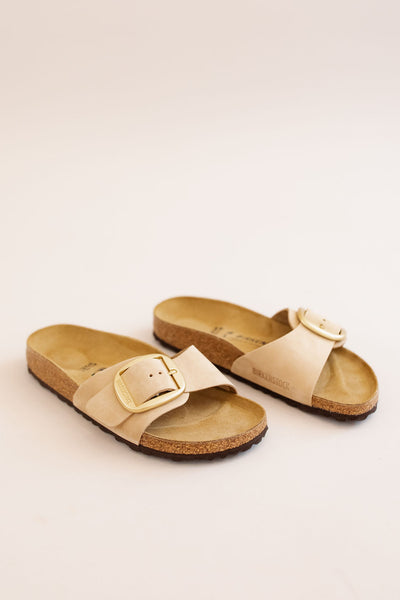 Birkenstock | Madrid Big Buckle Sandal | Sandcastle - Poppy and Stella