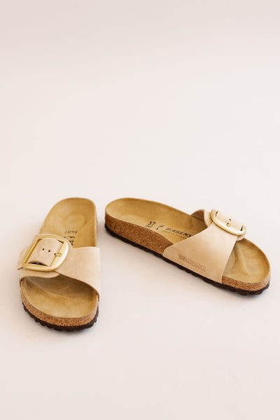Birkenstock | Madrid Big Buckle Sandal | Sandcastle - Poppy and Stella
