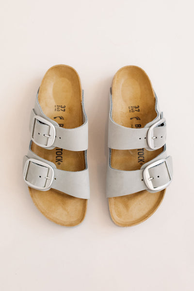Birkenstock | Arizona Big Buckle Sandal | Dove Grey - Poppy and Stella
