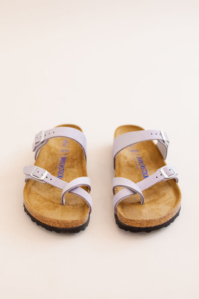 Birkenstock | Mayari Soft Footbed Sandal | Purple Fog - Poppy and Stella