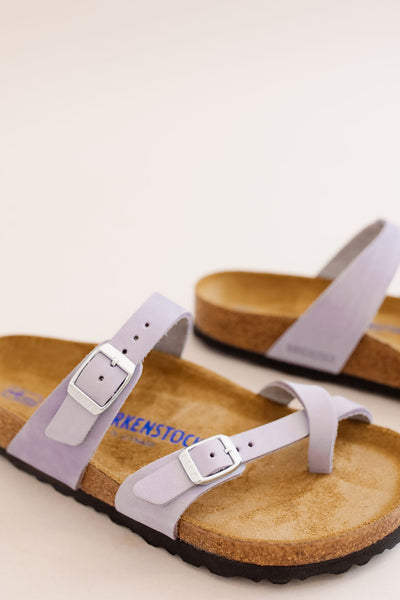 Birkenstock | Mayari Soft Footbed Sandal | Purple Fog - Poppy and Stella