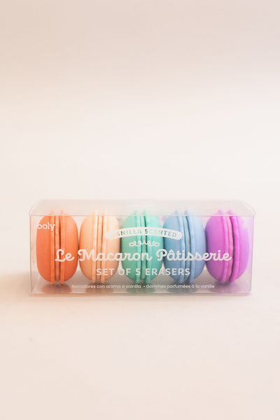Le Macaron Patisserie Scented Eraser - Set of 5 - Poppy and Stella