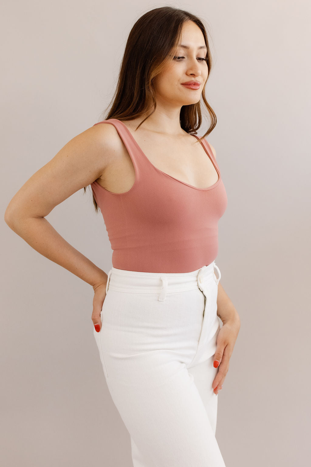 Free People | Clean Lines Bodysuit | Windblush