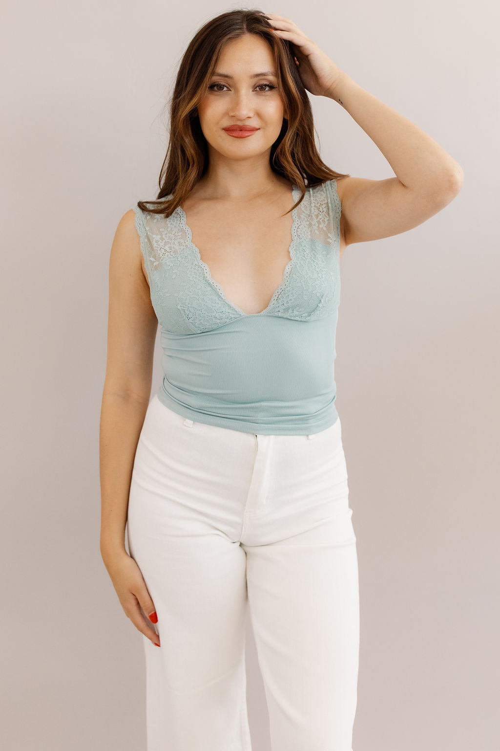 Free People | Power Play Cami | Blue Surf - Poppy and Stella