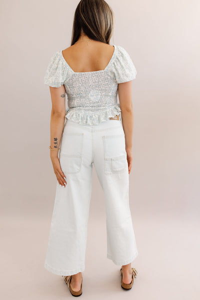 Free People | Oh Baby Top | Tea Combo - Poppy and Stella