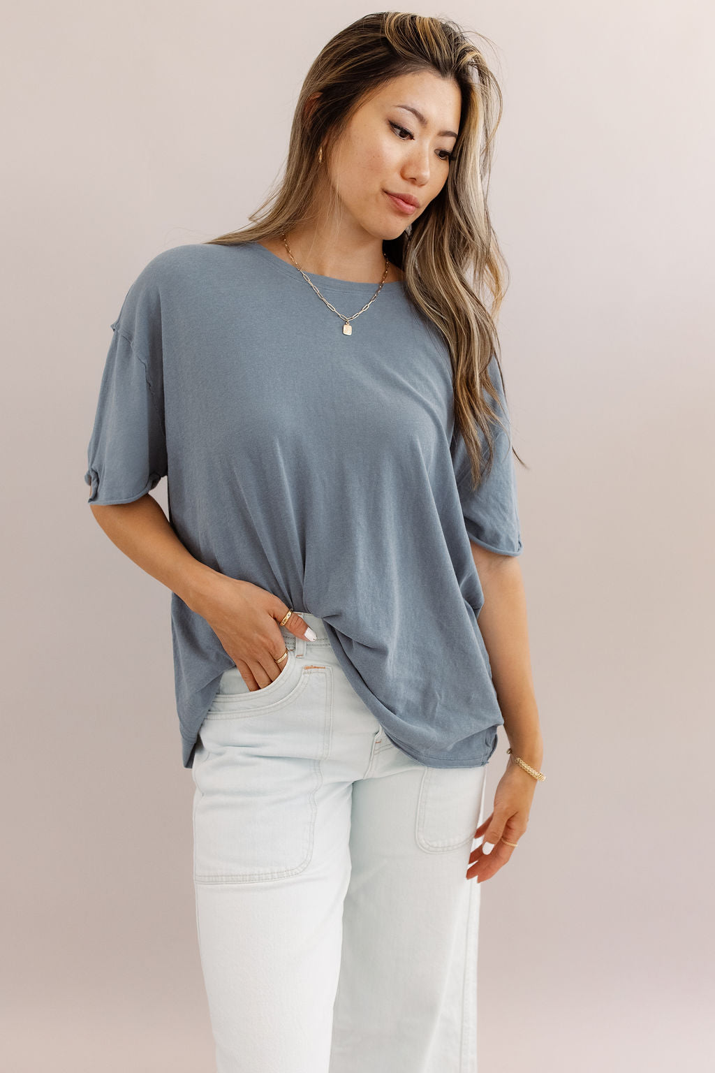 Free People | Nina Tee | Blue Mirage - Poppy and Stella