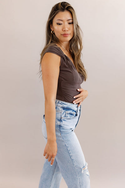 Free People | Another Love Bodysuit | French Roast - Poppy and Stella