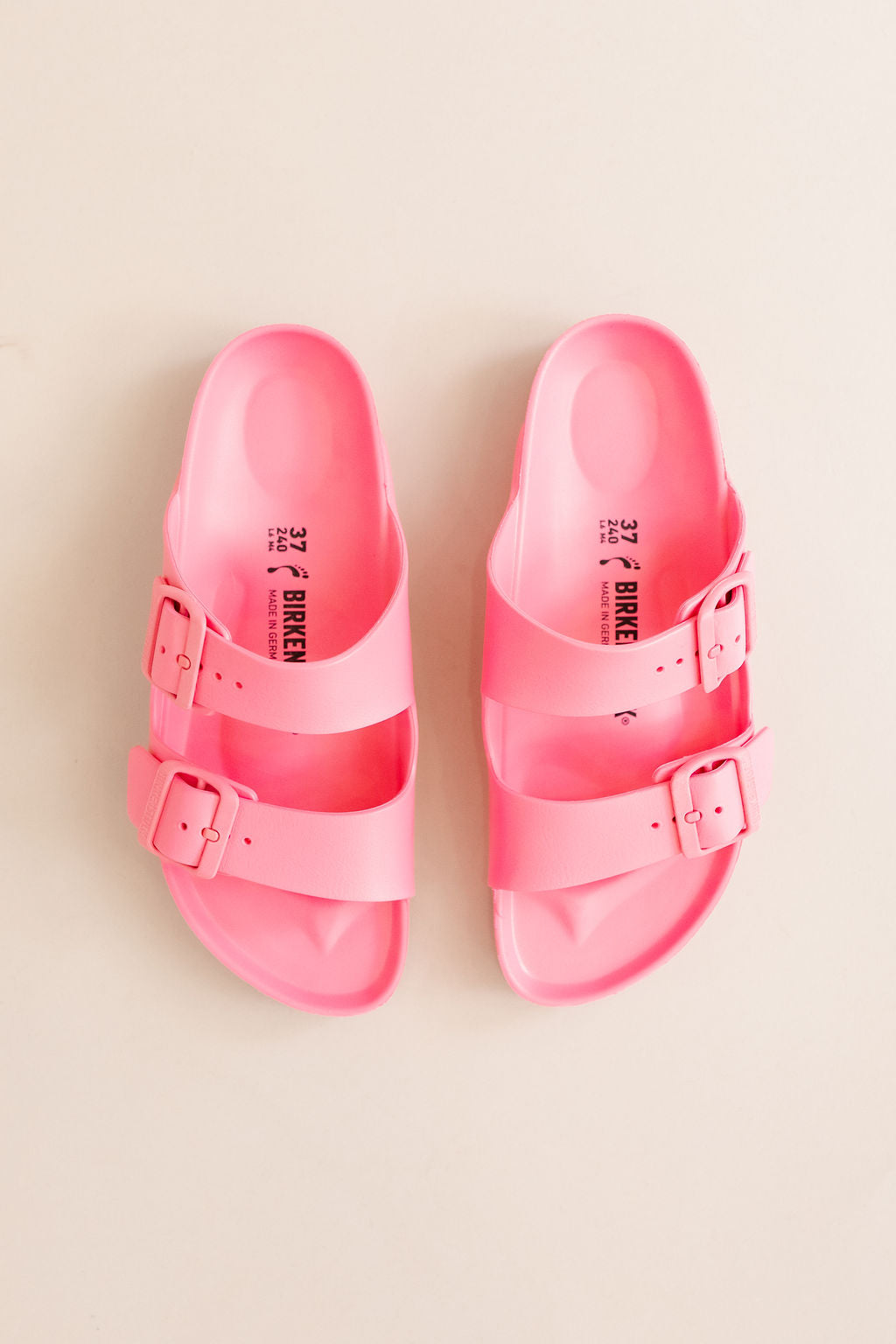 Birkenstock | Arizona Essentials Eva Sandal | Candy Pink - Poppy and Stella