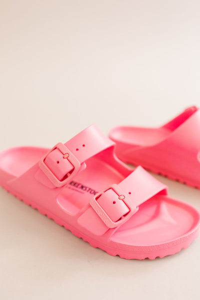 Birkenstock | Arizona Essentials Eva Sandal | Candy Pink - Poppy and Stella