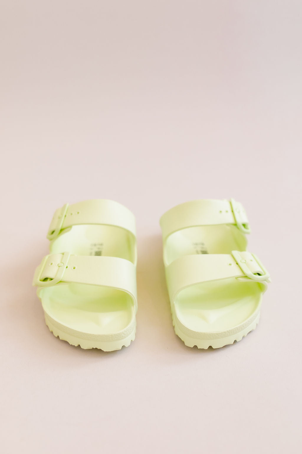 Birkenstock | Arizona Essentials Eva Sandal | Faded Lime - Poppy and Stella