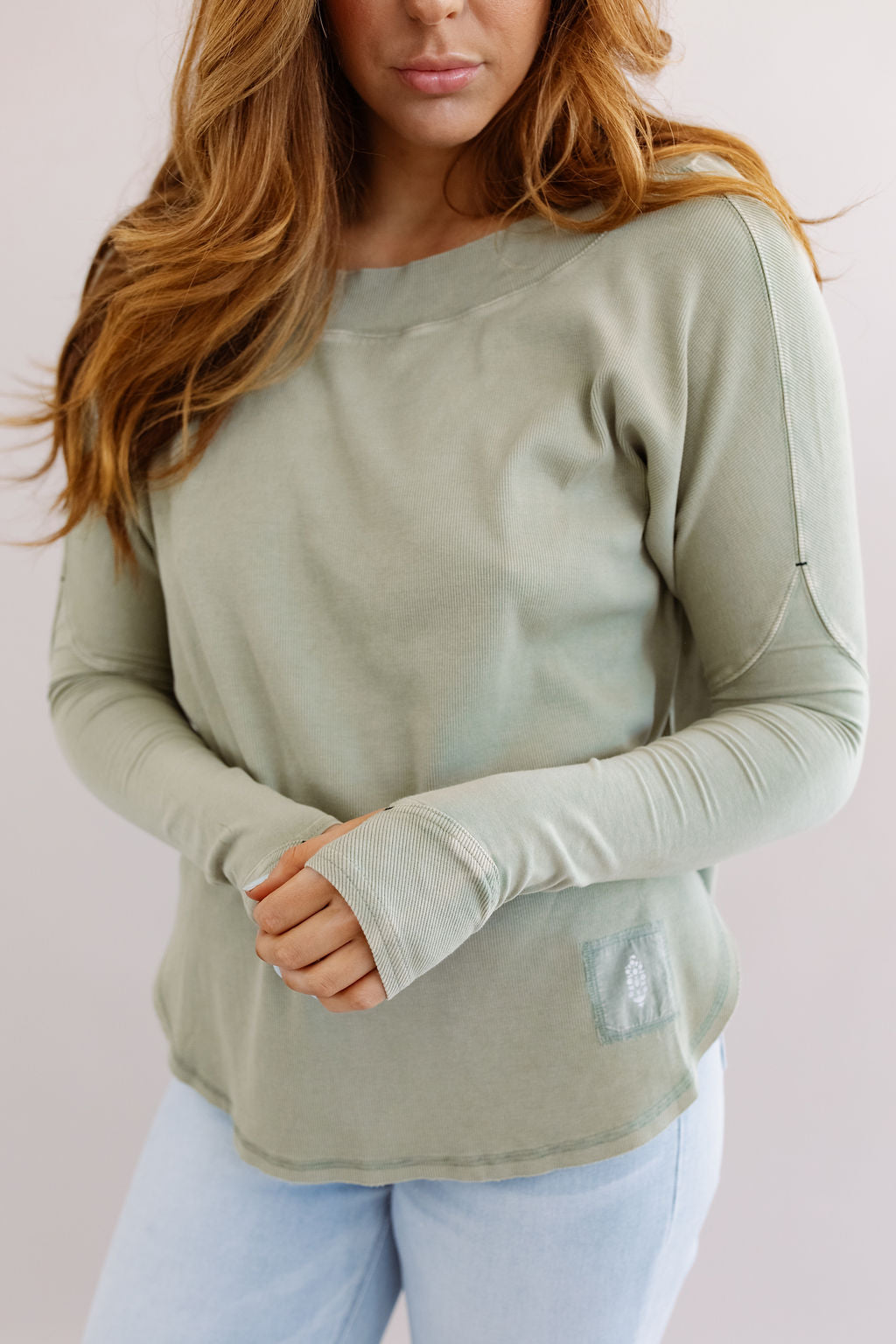 Free People | Simply Layer | Greyed Olive - Poppy and Stella