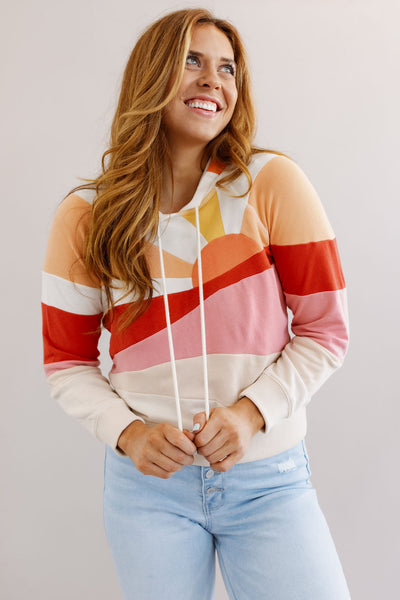 Faherty | Soleil Hoodie | Canyon Lands - Poppy and Stella