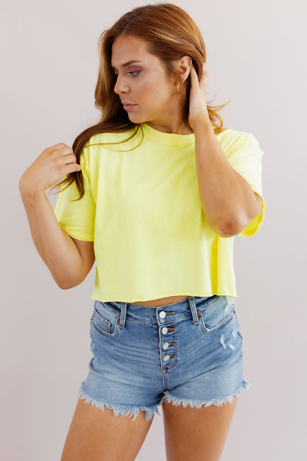 Free People | Inspire Tee | Lemon Verbena - Poppy and Stella